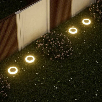 Haven Solar Outdoor Lights - fabric and finish detail