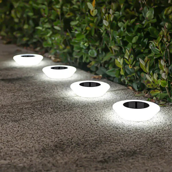 Haven Solar Outdoor Lights - styled view