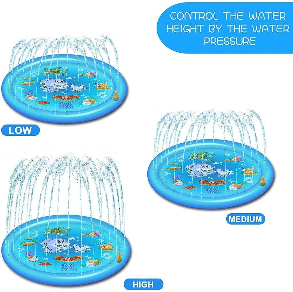 Wren Portable Splash Pad - shown in use