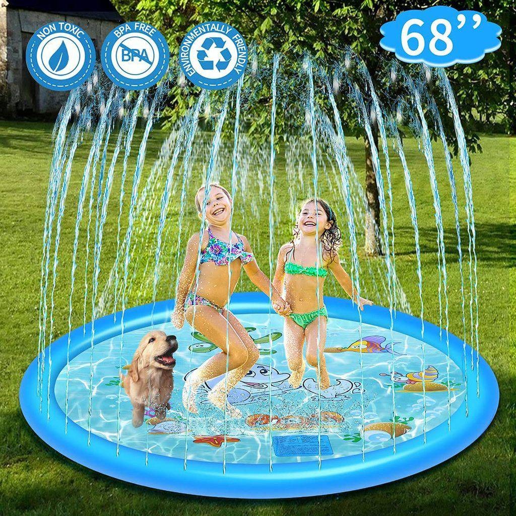Wren Portable Splash Pad - back view