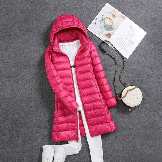 Noor Women's Puffer Jacket - front view