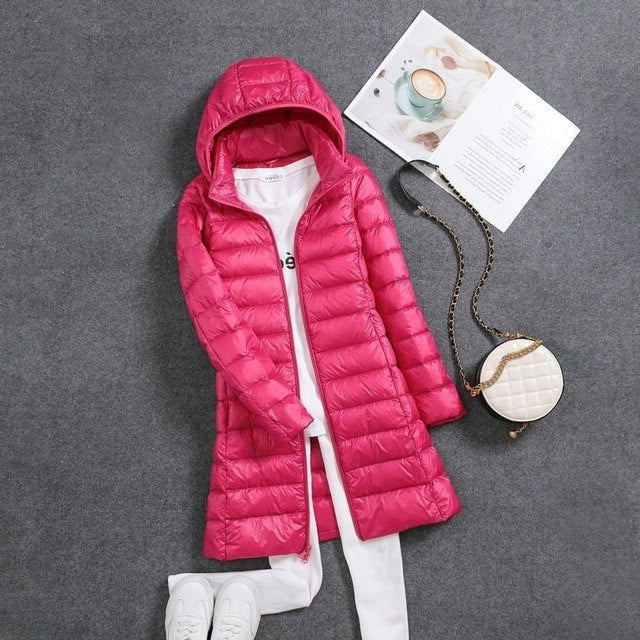 Noor Women's Puffer Jacket - front view
