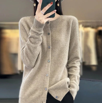 Juliette Women's Cardigan - fabric and finish detail
