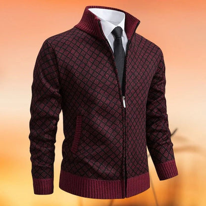 Jude Men's Sweater - fabric and finish detail
