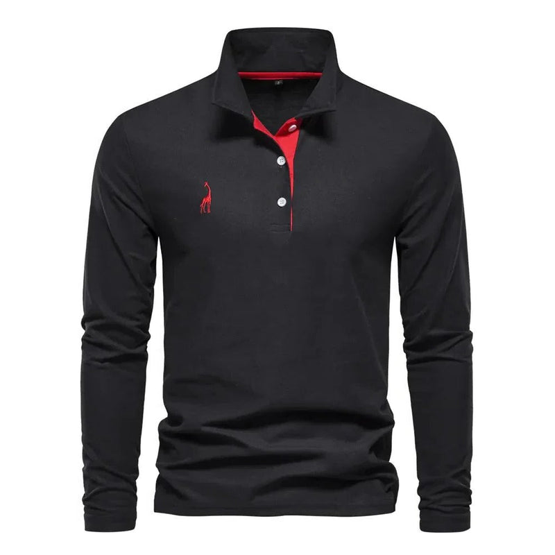 Vance Men's Shirt | Black, White