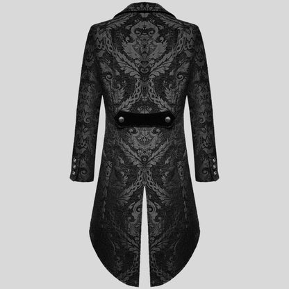 Ambrose Men's Trench Coat - fabric and finish detail