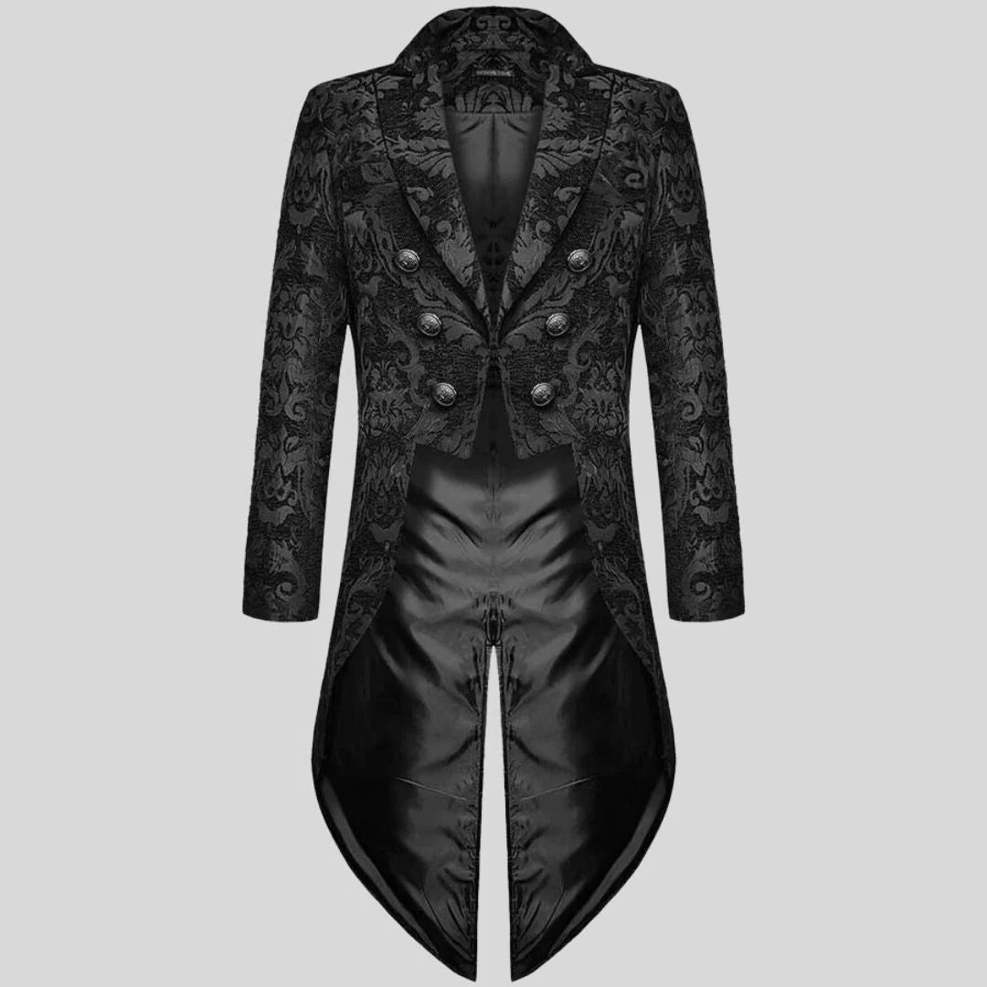 Ambrose Men's Trench Coat - front view