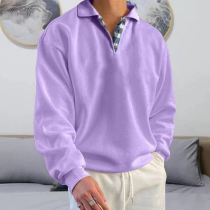 Milo Men's Sweater - close-up detail