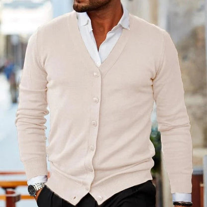 Nolan Men's Cardigan - flat lay