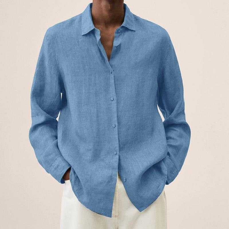 Ivor Men's Oversized Shirt - back view