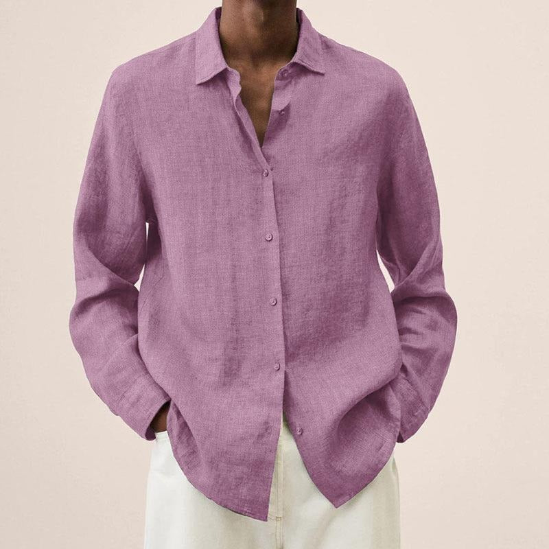 Ivor Men's Oversized Shirt - styled view