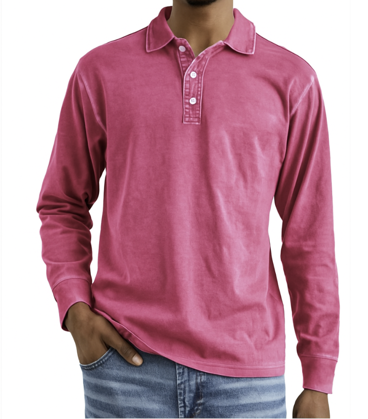 Theo Men's Oversized Shirt - styled view