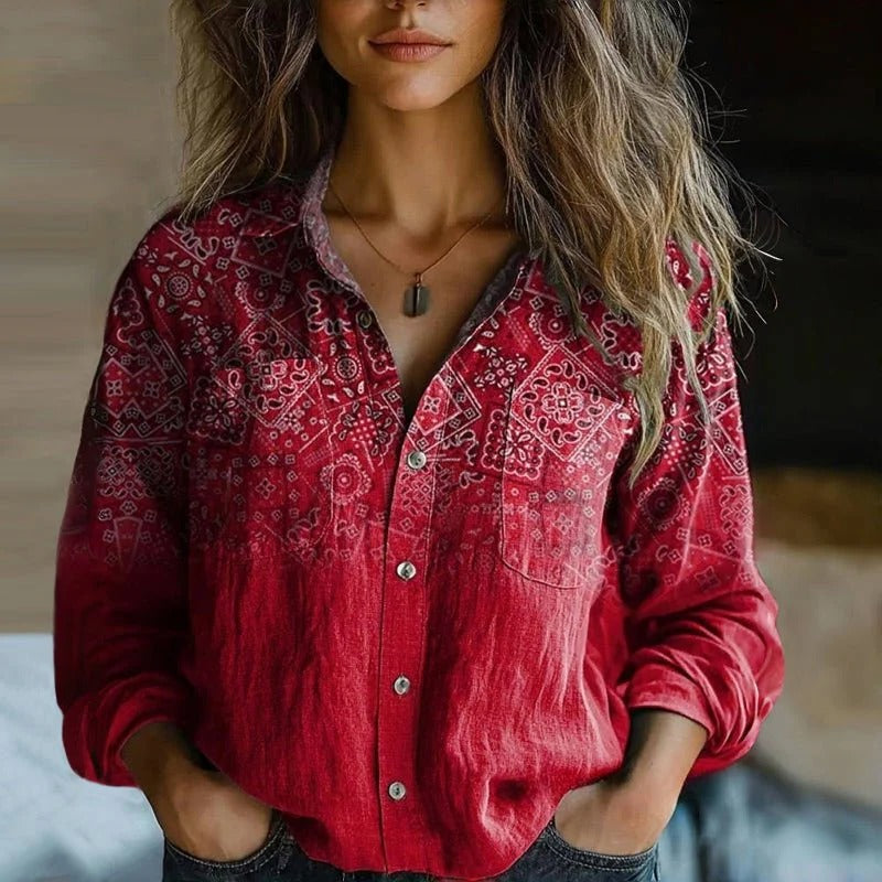 Astrid Women's Shirt | Long Sleeve, Button