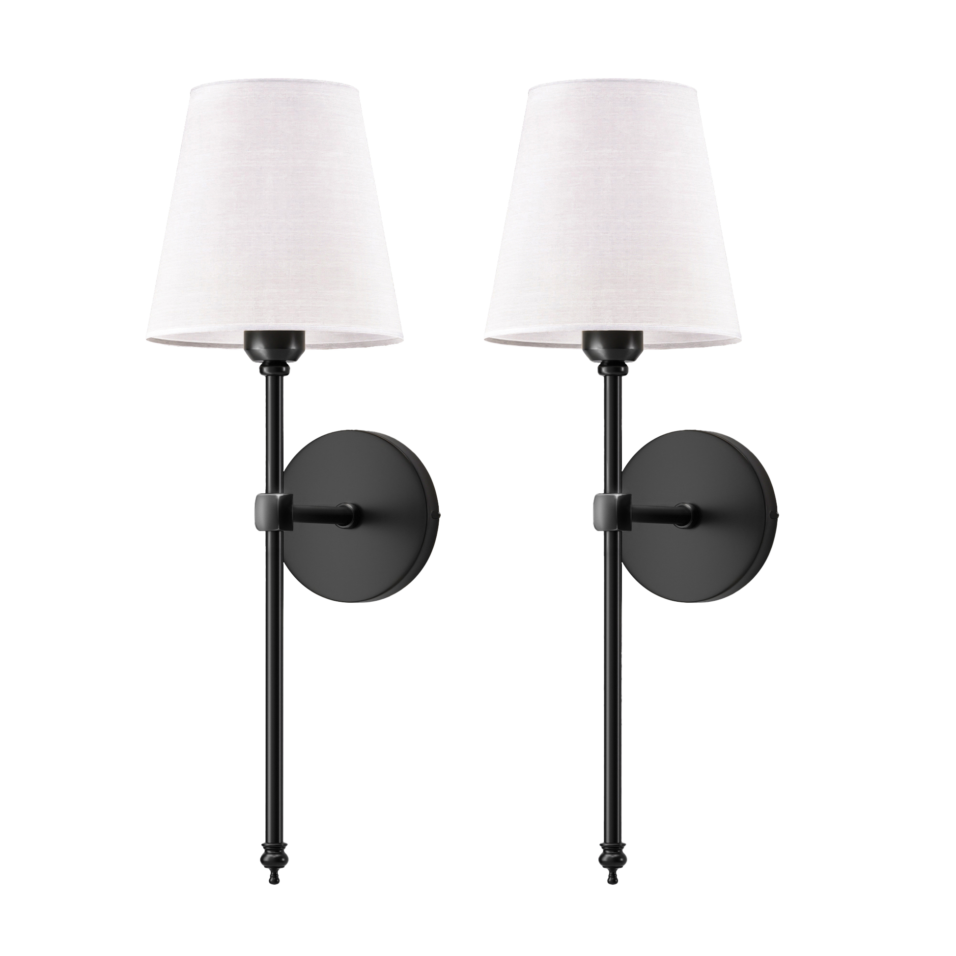 Fable LED Wall Sconce - fabric and finish detail