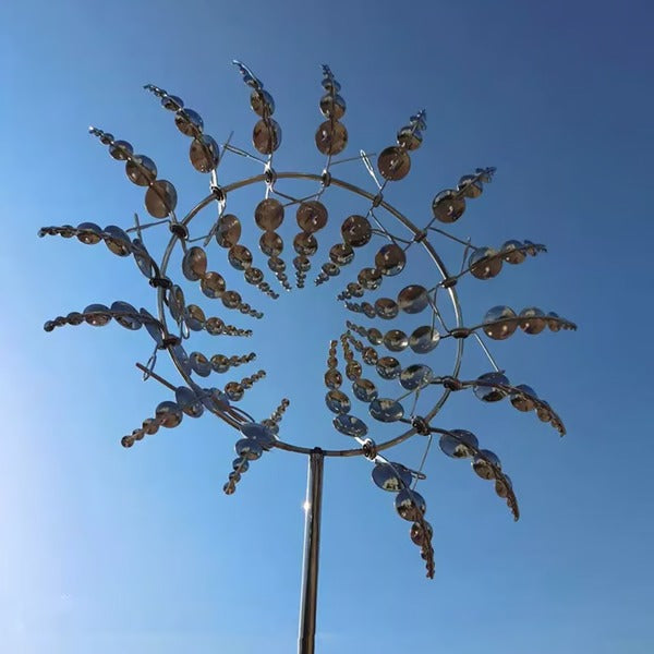 Birch Solar Wind Spinner - front view
