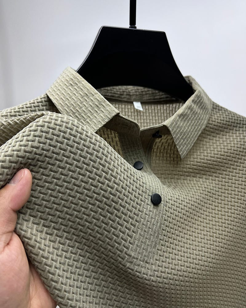Theo Men's Shirt - fabric and finish detail