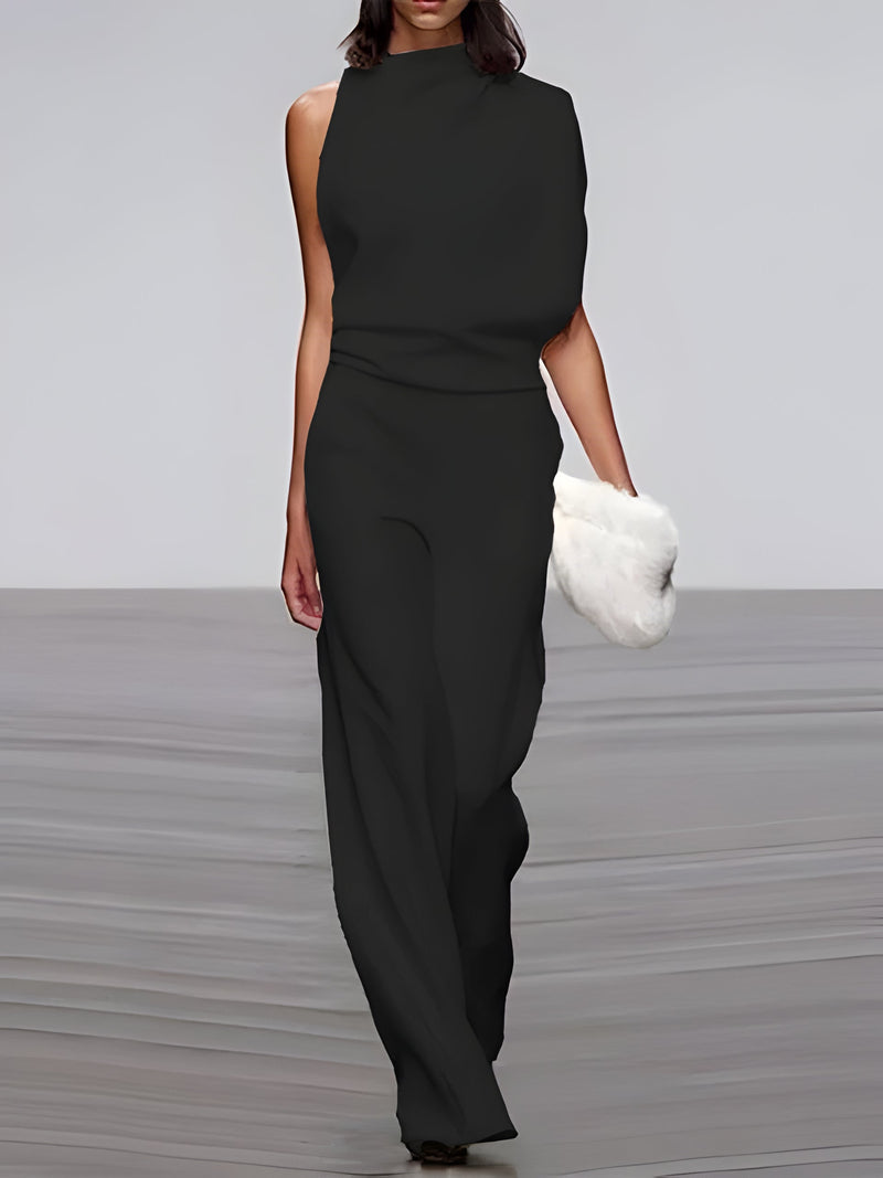 Elsie Women's Jumpsuit | Flared, Sleeveless
