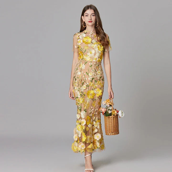 Xanthe Women's Floral Dress | Sleeveless