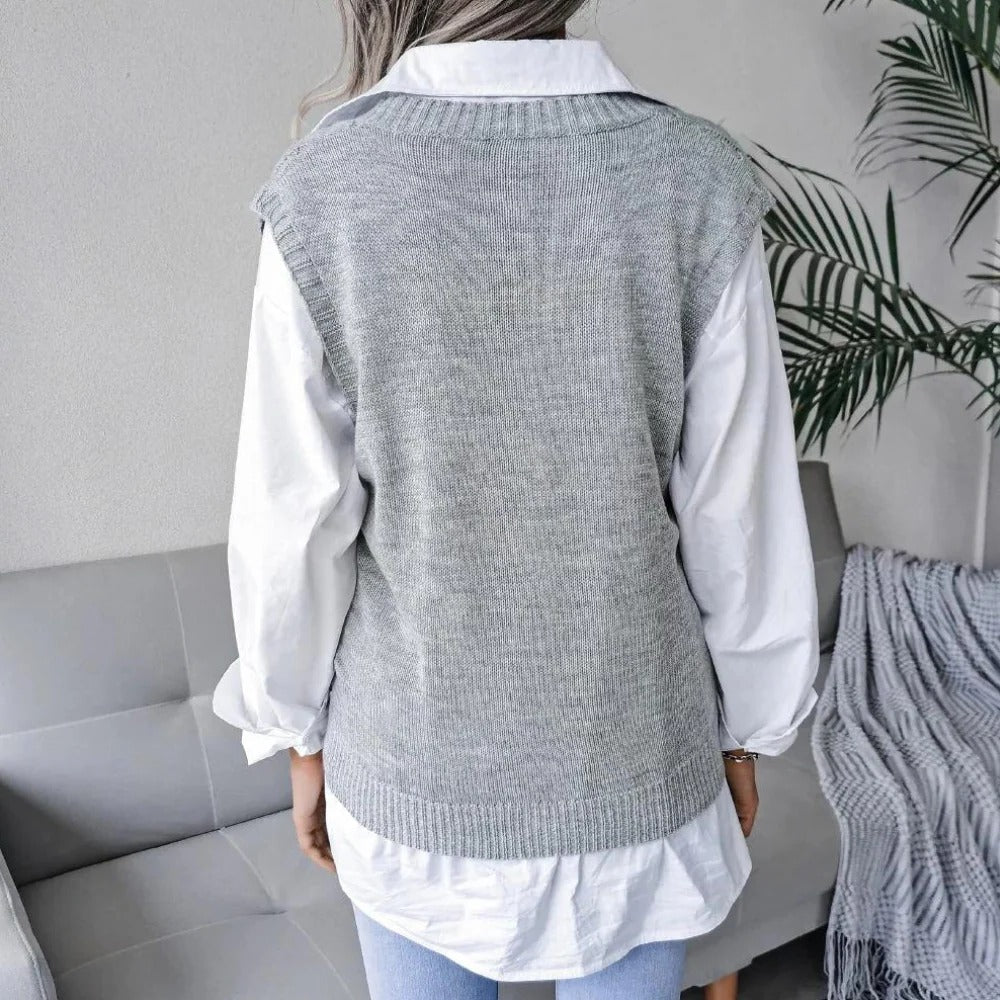 Elise Women's Cardigan - fabric and finish detail