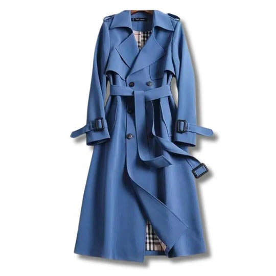 Kira Women's Trench Coat - styled view