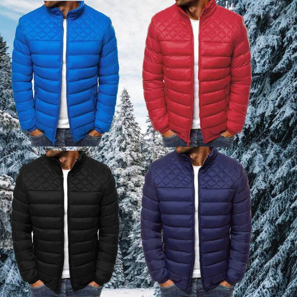 Nico Men's Quilted Jacket - full-length view