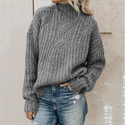 Lena Women's Sweater - fabric and finish detail