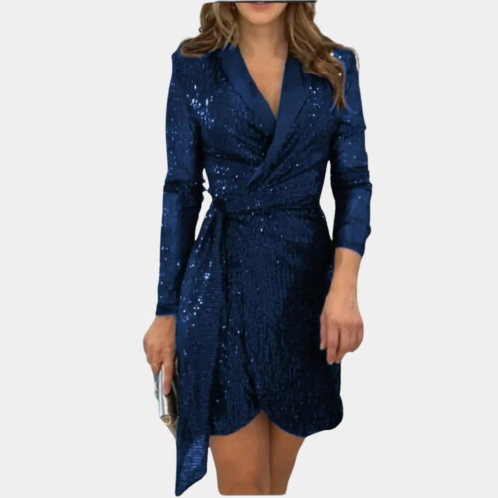Camille Women's Blazer - fabric and finish detail