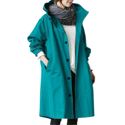 Astrid Women's Trench Coat - fabric and finish detail