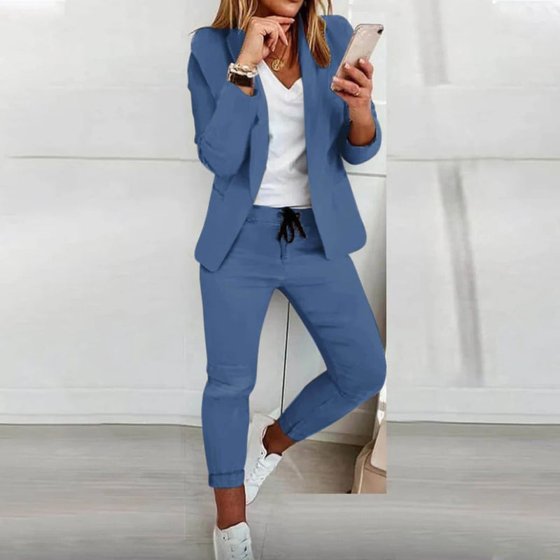 Freya Women's Blazer | Black, Beige