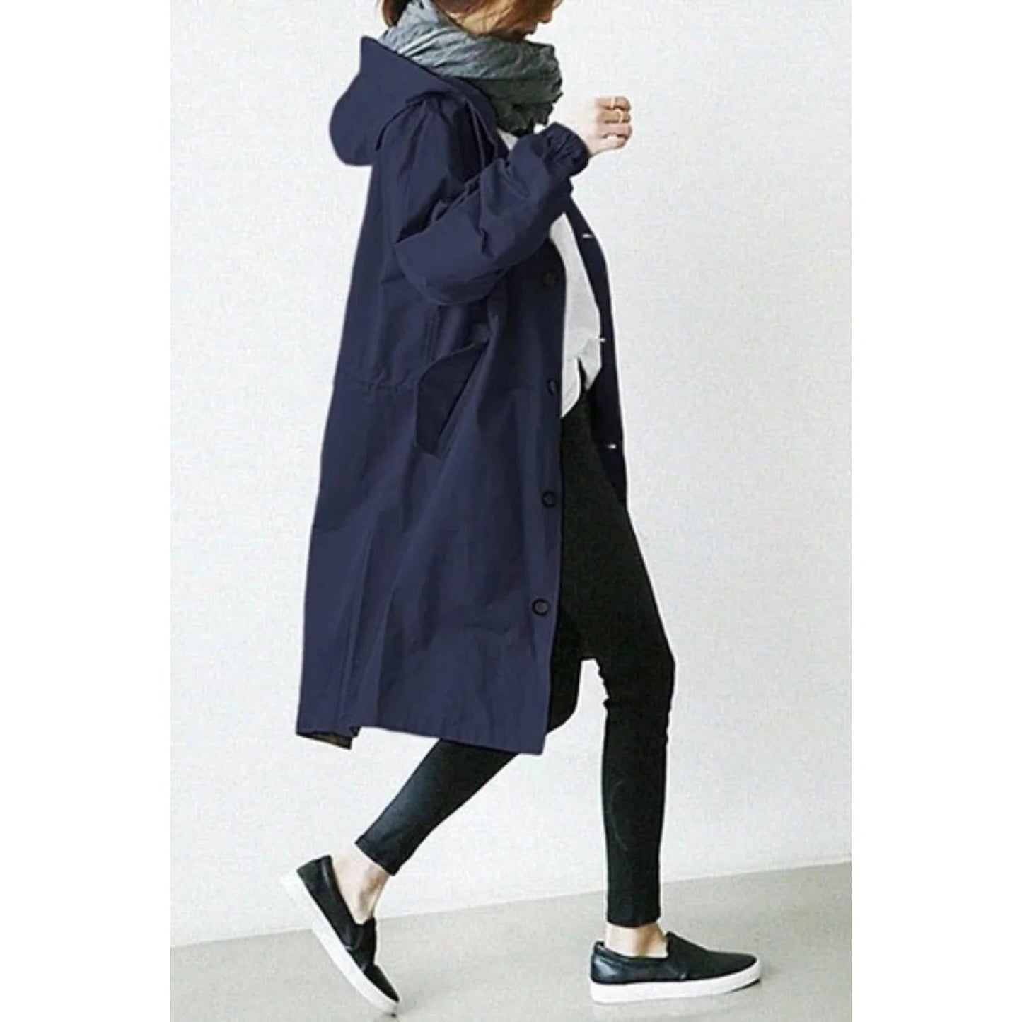 Astrid Women's Trench Coat - styled view