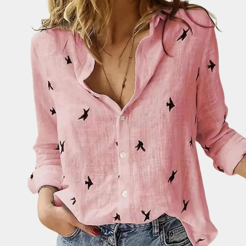 Fleur Women's Shirt - back view