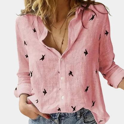 Fleur Women's Shirt - back view