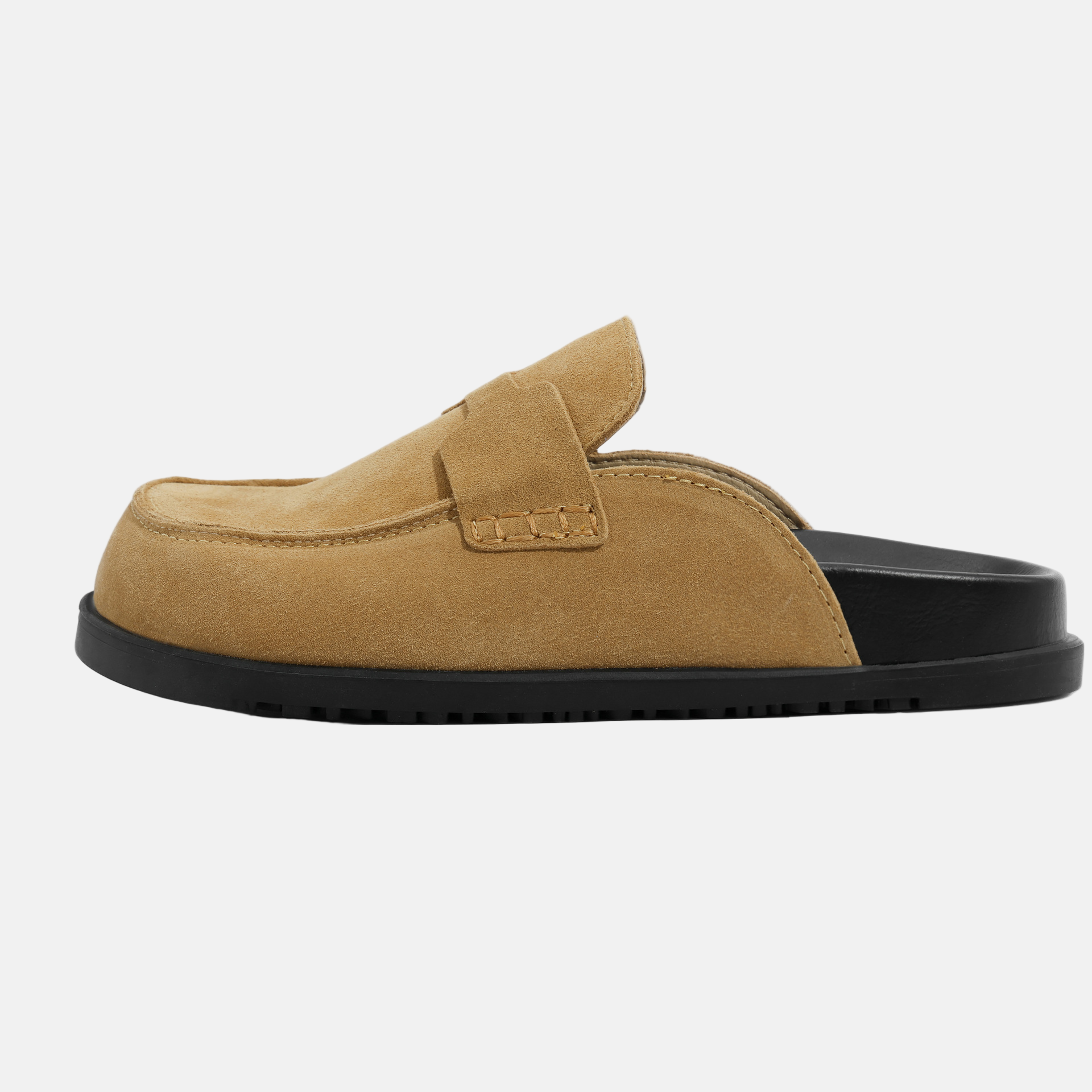 Liana Women's Suede Slippers - fabric and finish detail
