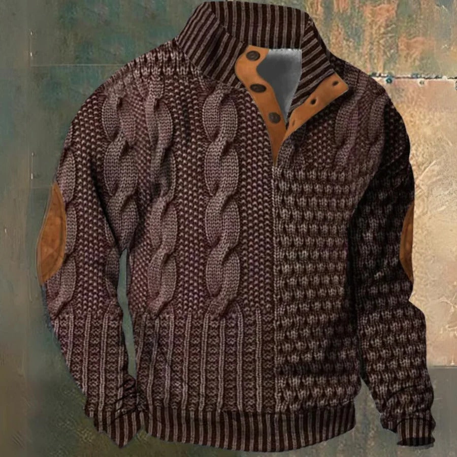 Ellis Men's Sweater - flat lay