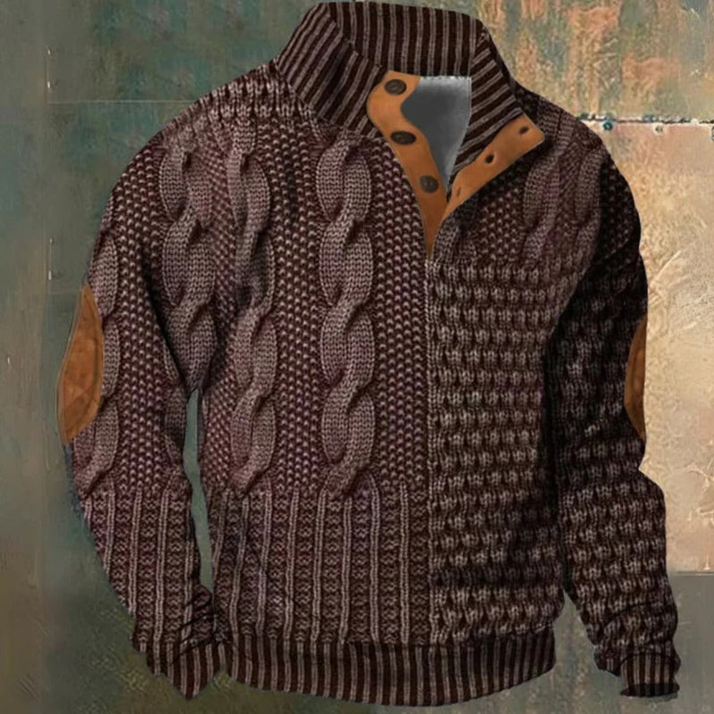 Ellis Men's Sweater - flat lay