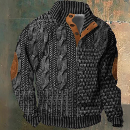 Isaac Men's Sweater - close-up detail