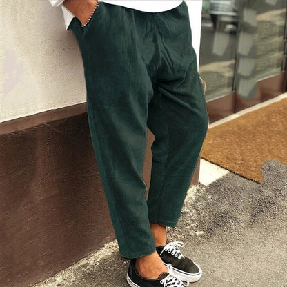 Gideon Men's Trousers - fabric and finish detail