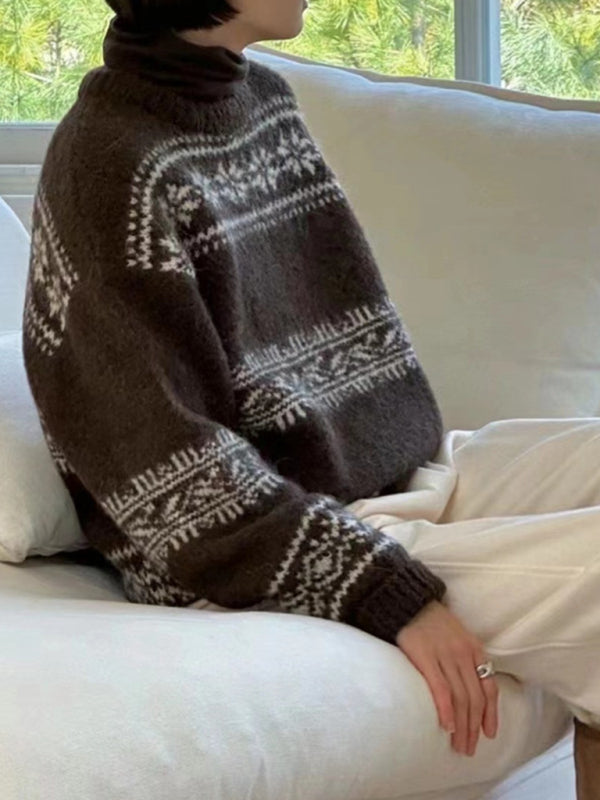 Ava Women's Sweater - flat lay
