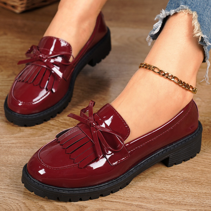 Yvette Women's Loafers - fabric and finish detail