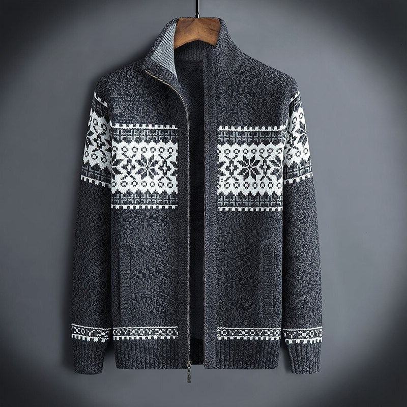 Orson Men's Coat - fabric and finish detail