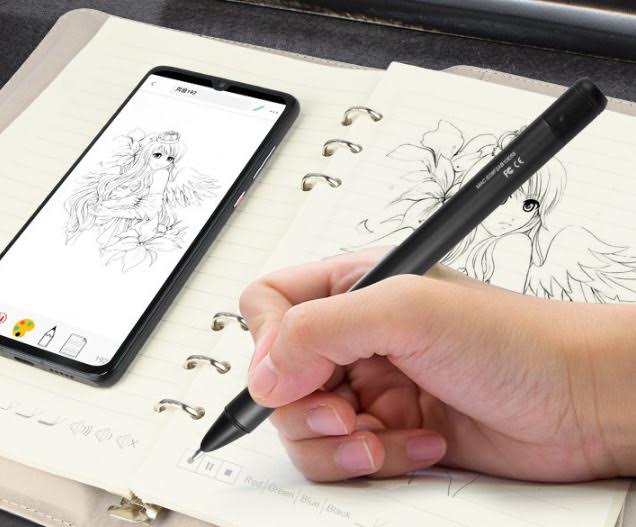 Fable Adjustable Smart Pen - styled view