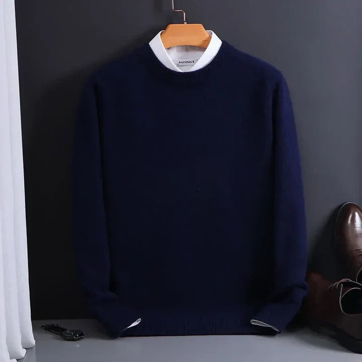 Sawyer Men's Sweater - fabric and finish detail