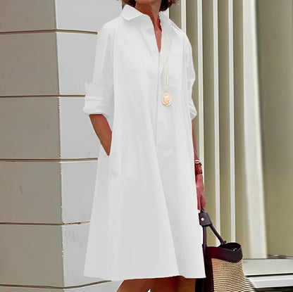 Dahlia Women's Dress - fabric and finish detail