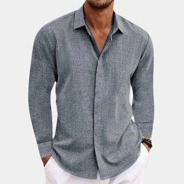 Jude Men's Shirt - fabric and finish detail