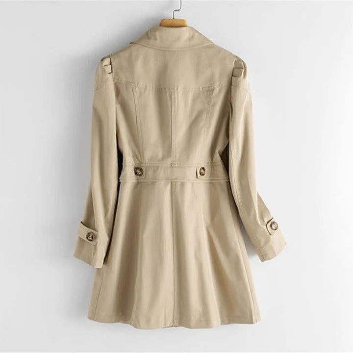 Ines Women's Trench Coat - full-length view