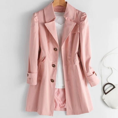 Ines Women's Trench Coat - back view