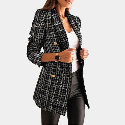 Verity Women's Blazer - fabric and finish detail