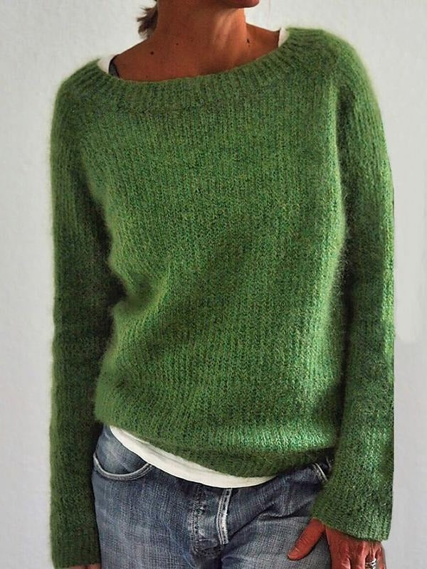 Fleur Women's Sweater - fabric and finish detail
