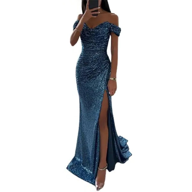 Margot Women's Maxi Dress | Off-shoulder