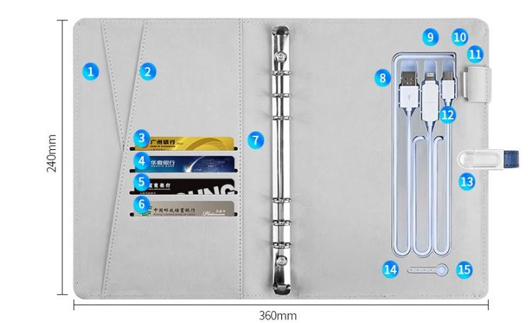 Fable Adjustable Smart Pen - back view